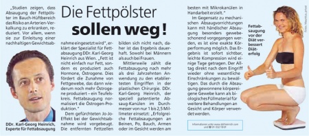 Krone: Die Fettpölster sollen weg!