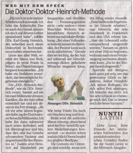 Kurier: Die Doktor-Doktor-Heinrich-Methode