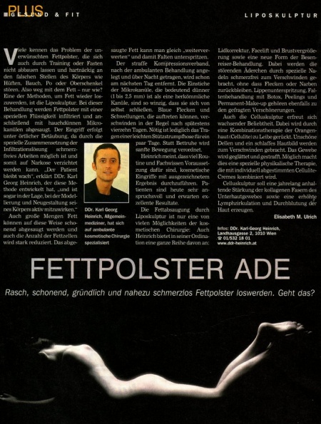 Kurier: Fettpolster ade