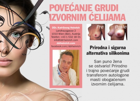 Cosmopolitan: Povećanje grudi izvornim ćelijama