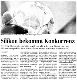 Tiroler Tageszeitung: Silikon bekommt Konkurrenz